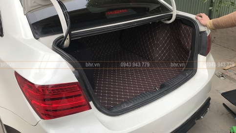 Thảm lót cốp ô tô Chevrolet Cruze giá tại xưởng, rẻ nhất Hà Nội, TPHCM